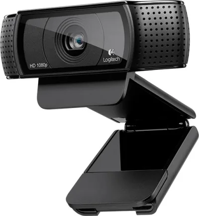 CAMERA  web LOGITECH C920, Full HD rez 1920 x 1080, USB 2.0, microfon, negru, "960-001055" (timbru verde 0.18 lei)