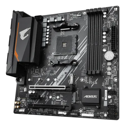 PLACA de BAZA Gigabyte MB AMD B550 SAM4 MATX/B550M AORUS ELITE 1.3 GIGABYTE "B550M AORUS ELITE 1.3"