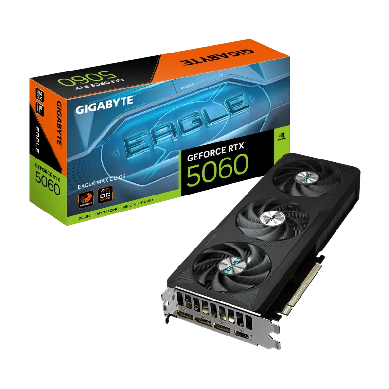 Placa video Gigabyte GeForce RTX 5060, 8GB GDDR7, PCI Express 5.0, 128-bit