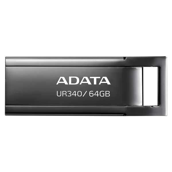 MEMORIE USB 3.2 ADATA UR340 64GB BLACK METALIC "AROY-UR340-64GBK" (timbru verde 0.03 lei)