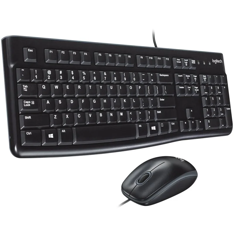LOGITECH MK120 corded Desktop black USB - NSEA (US), "920-002562" (timbru verde 0.8 lei)