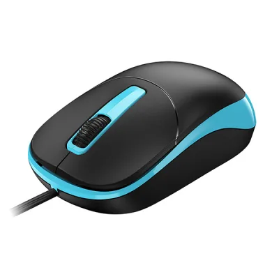 MOUSE Genius "DX-123”, PC sau NB, cu fir, USB, optic, albastru, "31010105100”, "31010033405" (timbru verde 0.18 lei)