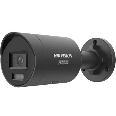 Camera de supraveghere IP Bullet 8MP Hikvision DS-2CD2087G3- LI2UY(2.8MM)/BK, lentila fixa 2.8mm, iluminare min: Color: 0.0005 Lux @ (F1.0, AGC ON),0 Lux cu lumina alba: 40m, IR 40m, microfon incorporat, slot card de memorie: microSD/microSDHC/microSDXC