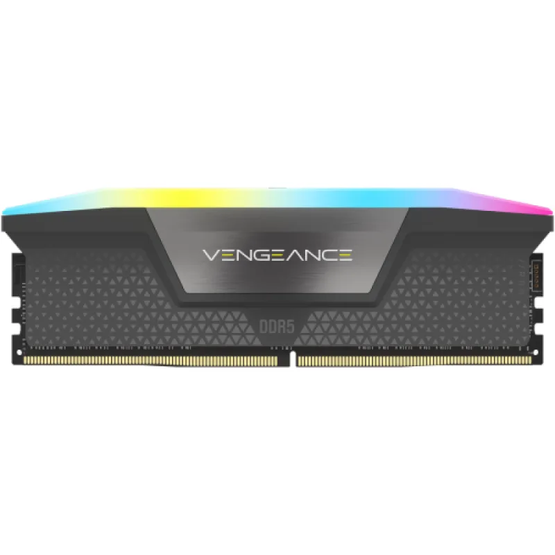 Memorie RAM Corsair Vengeance RGB Black, 16GB DDR5, 6000MHz, CL38