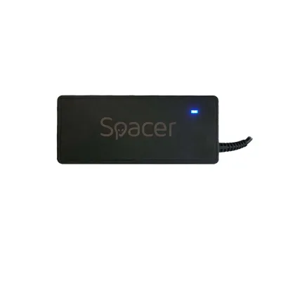 Incarcator Laptop SPACER SPNA-UNIV-12, 90W, Negru, 2 ani Garantie