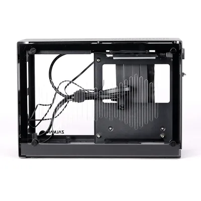 CARCASA Zalman "M2 mini", mini tower, gaming, compatibil sursa SFX, SFX-L, suporta 2xfan, 1xfan inclus, , USB Type-C x 1, USBx1, 2 sloturi expansiune, gri, "M2 mini (Gray)" (timbru verde 0.08lei)