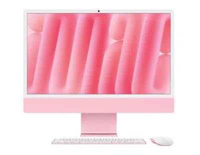 Apple iMAC 24" Retina 4.5k/ Apple M4 (CPU 10-core, GPU 10-core, Neural Engine16-core)/16GB/256GB - Pink - INT KB (2024)