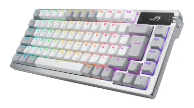 ROG Azoth RGB NX Snow Switch Mecanica "90MP031A-BKUA11" (timbru verde 0.8 lei)