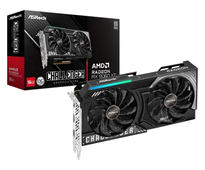 Placa video AsRock AMD Radeon RX 9060 XT Challenger 16GB OC "RX9060XT CL 16GO"
