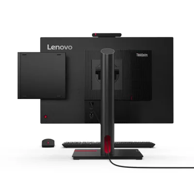 Desktop Business Lenovo ThinkCentre M70q Gen 5 cu procesor Intel Core i7 14700T pana la 5.2 GHz, 16 GB DDR5, 512GB SSD, UHD Graphics 770, Fara OS, Black, 3 ani Garantie