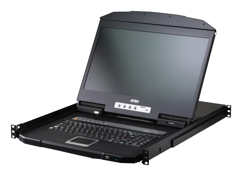 8P USB HDMI Single Rail LCD KVM IP SW "CL3708INW-ATA-AG" (timbru verde 0.8 lei)