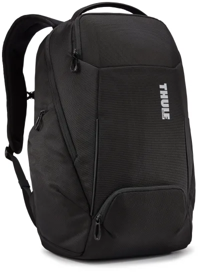 RUCSAC THULE pt. notebook de max. 15.6 inch, 26 l, 1 compartiment, buzunar frontal x 3 | buzunar lateral x 2, waterproof, poliester, negru, Accent 3205384