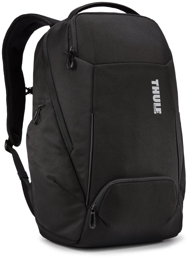 RUCSAC THULE pt. notebook de max. 15.6 inch, 26 l, 1 compartiment, buzunar frontal x 3 | buzunar lateral x 2, waterproof, poliester, negru, Accent 3205384