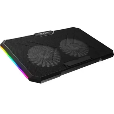Stand/Cooler notebook GENESIS Fury Gunbai G3, pana la 17 inch, 2 ventilatoare, Negru