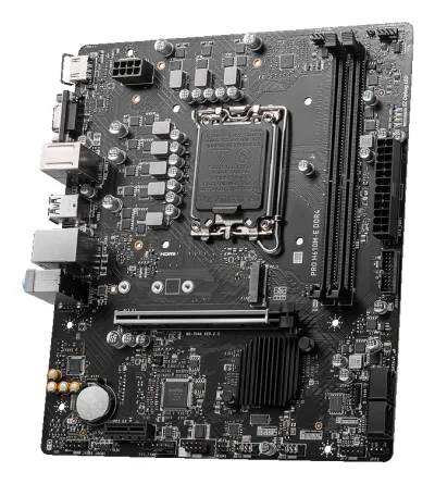 MSI PRO H610M-E DDR4, Micro-ATX, Socket 1700, Dual Channel DDR4 3200(OC)MHz, 1x PCIe x16 slots, 1x M.2 slots, 1x HDMI, 1 x VGA, 2x USB 3.2 Gen 1, 4x USB 2.0, 3Y "PRO_H610M-E_DDR4"