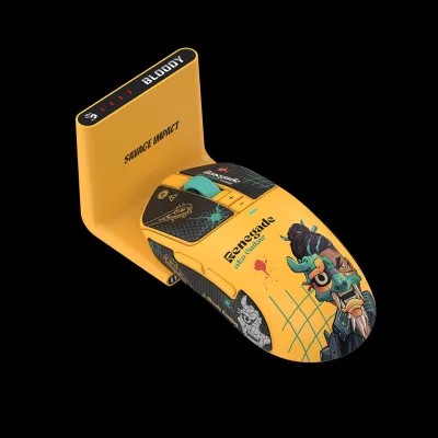 Mouse A4Tech, gaming, BLOODY WAVELINK FULL,SPEED DUAL MODE WIRELESS USB RENEGADE SUNSET, "R72UltraDuo RENEGADE SUNSET", (timbru verde 0.18 lei) 4711421 000826