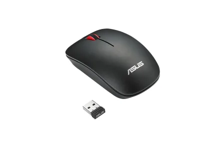 MOUSE Asus, "WT300", PC sau NB, wireless, 2.4GHz, optic, 1600 dpi, butoane/scroll 3/1, , negru, "90XB0450-BMU000" (timbru verde 0.18 lei)