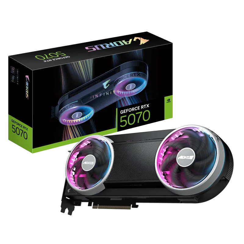 Placa video Gigabyte GEFORCE RTX 5070 AORUS INFINITY, 12GB GDDR7, PCI Express x16 5.0, 192bit