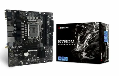 Placa de baza Biostar "B760MX2­E", skt. LGA 1700, chipset Intel B760, mATX, 2 x DDR5 max. 128 GB, USB 3.2 gen 1, 4 x SATA, 2 x M.2, PCIe 4.0, HDMI, VGA/DVI, "B760MX2­E"