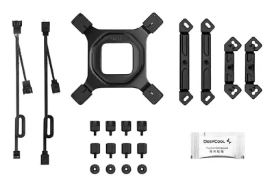 COOLER DeepCool "AG620 BK ARGB V2" skt. Intel si AMD, racire cu aer, vent. 2 x 120mm, 300 - 1950 rpm, 6 heatpipes, inaltime 161mm, RGB adresabil,"R-AG620-BKAMMN-GJD"  (timbru verde 0.8 lei)