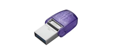 Memorie USB Kingston microDuo 3C 128 GB, USB 3.0, Purpuriu