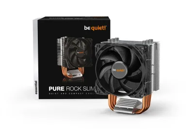 COOLER be quiet "Pure Rock Slim 2",racire aer, Ø6 mm×3 pcs heatpipe, skt. Intel LGA 1700/1200/115x AMD AM5/AM4, fan 92mm, 2000 rpm, conectare 4-pin PWM, LED , "BK030" (timbru verde 2 lei)