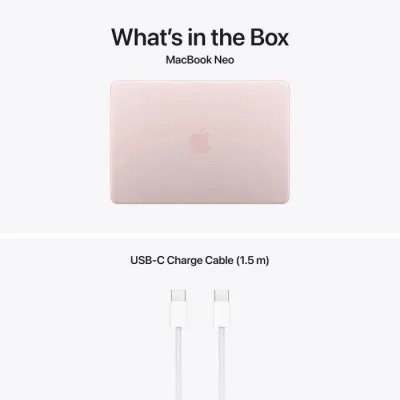 MacBook Neo 13" Retina/Apple A18 Pro (CPU 6-core, GPU 5-core, NeuralEngine16-core)/8GB/256GB - Blush - INT KB (No Adapter) - 2026