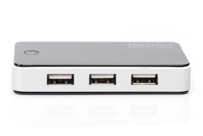 Digitus 7-Port USB 2.0 Hub Active/bk "DA-70222" (timbru verde 0.8 lei)