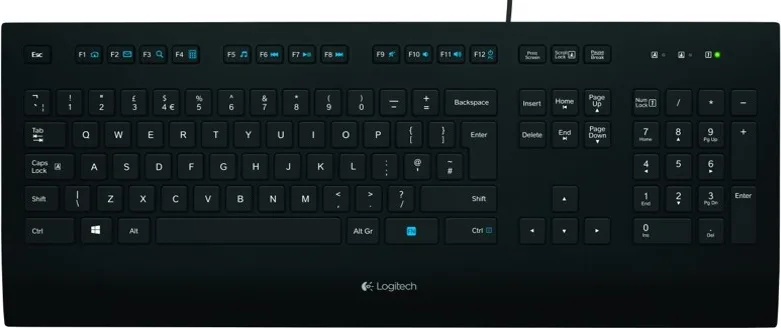 TASTATURA LOGITECH USB, black, "K280E" "920-005217" (timbru verde 0.8 lei)