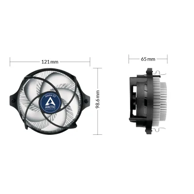 Cooler Arctic "Alpine 23", compatibil skt AMD, racire cu aer, ventilator 90 mm, 2000 rpm, "ACALP00035A" (timbru verde 2.00 lei)