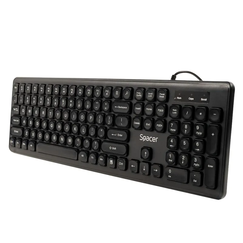 Tastatura SPKB-LWP-03, USB, Negru
