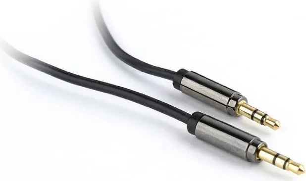 CABLU audio GEMBIRD stereo (3.5 mm jack T/T), 1.8m, conectori auriti, black "CCAP-444-6" (timbru verde 0.08 lei)