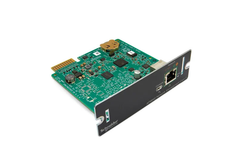 CARD management APC, interfata retea pt. UPS, 2 x USB, 1 x Gigabit, 2 x I/O porturi senzori mediu, "AP9640"