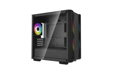 CARCASE DeepCool "CC360 ARGB" Middle Tower mATX, USB3.0xxxx1, USB2.0xxxx1, Audioxxxx1, negru, "R-CC360-BKAPM3-G-1" (timbru verde 0.24 lei)