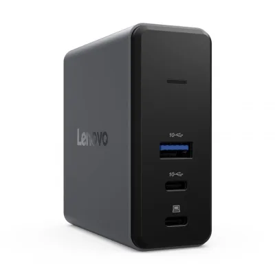 Lenovo X9 Charging GaN Dock Prin cablu USB 3.2 Gen 2 (3.1 Gen 2) Type-C Gri