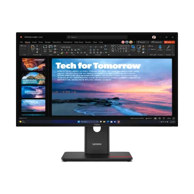 Lenovo Monitor ThinkVision T27QD-40  27" IPS QHD 4ms 350cd 1500:1 120Hz Dock DaisyChain HUB Tilt Swivel Lift Pivot "64AAGAT2EU" (timbru verde 7 lei)