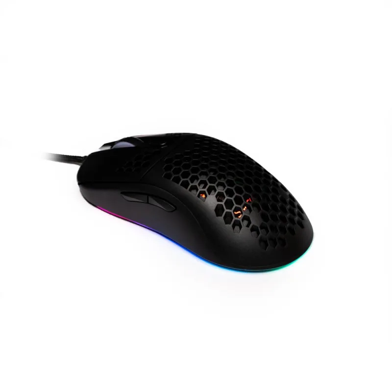 Mouse Gaming SPACER SPGM-ALIEN-LIGHT, 6400 dpi, Negru