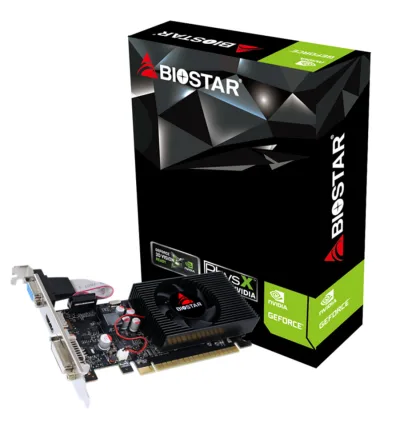 Placa video Biostar "GeForce GT730 D3 LP", 4GB GDDR3, 128bit, PCI Express 2.0 x16, 1 x VGA, 1 x HDMI 1.3a, 1 x DVI, racire activa 1 x fan, "VN7313TH41"
