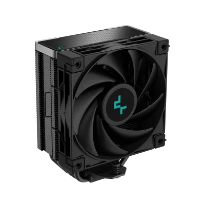 Cooler Deepcool "AK400 Zero Dark", compatibil skt. Intel si AMD, racire cu aer, ventilator 120 mm, 1850 rpm, inaltime cooler 155 mm, 4 heatpipe,  "R-AK400-BKNNMN-G-2" (timbru verde 0.8 lei)