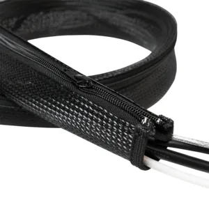 MANSON protectie cabluri LOGILINK, cu fermoar, diametru 20mm, 1m, negru, "KAB0046"