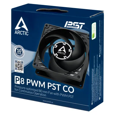 Ventilator ARCTIC P8 PWM PST CO, 80 mm, 3000 rpm "ACFAN00151A"