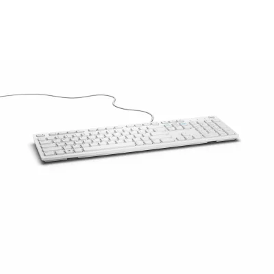 TASTATURI DELL, "KB216", cu fir, 105 taste format standard (104-108 taste), USB, alb, "580-ADGM"  (timbru verde 0.8 lei)