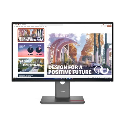 Monitor Consumer Lenovo ThinkVision P27QD-40, 27", 2560 x 1440 pixeli, Black, 2 ani Garantie