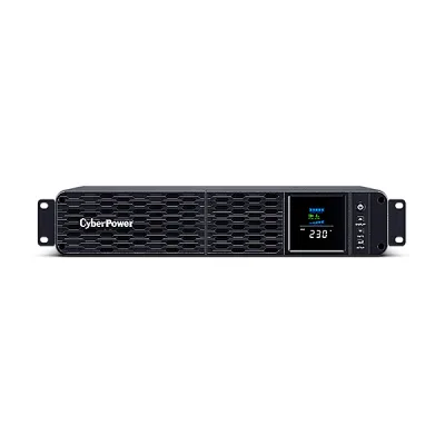 UPS CYBER POWER Line Int. cu Sinusoida Pura,rack 2U,2000VA/ 1200W AVR,8xIEC,LCD,2x 12V/9Ah,Backup 2-9min,incarc.8h,USB,RS232,RJ45,slot SNMP,GreenP,seria CP "CP2000EIPFCRM2U" (timbru verde 11 lei)