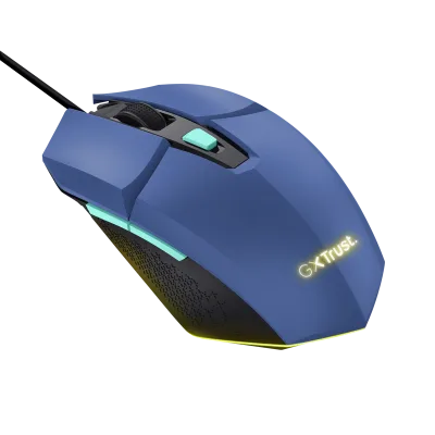 Mouse Gaming Trust GXT109B FELOX, 6400 DPI, Albastru