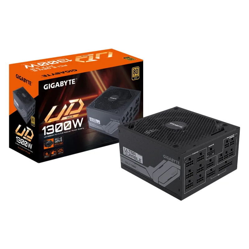 GIGABYTE GP-UD1300GM 1300W 80+ Gold "GP-UD1300GM PG5" (timbru verde 2 lei)