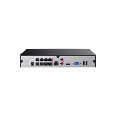 NVR Tenda, 8 canale,  capacitate max 10 TB, porturi HDMI | VGA | 8 x RJ45 IEEE 802.3at/802.3af | RCA | 2 x USB 2.0, "TN3108-8P" (timbru verde 2 lei)