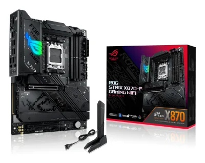 Placa de baza ROG STRIX X870-F GAMING WIFI, AMD X870, Socket AM5, ATX "90MB1IV0-M0EAY0"