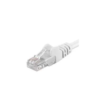 Patchcord UTP RJ45-RJ45 Cat.5e 3m, alb, "UTP-5E-3-W" (timbru verde 0.08 lei)