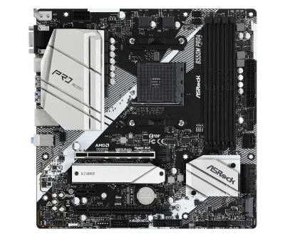 PLACA de BAZA Asrock "B550M PRO4", skt AM4, mATX, AMD B550, 4 x DDR4, max. 128 GB, 6 x SATA, 2 x M.2, 7.1, "B550M PRO4"